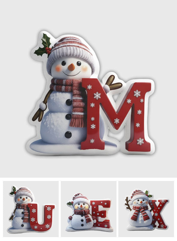 Frohe Weihnachten – Personalisiertes Familienkissen aus Kunstfell