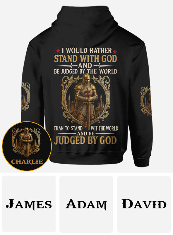 Steh zu Gott – Personalisiertes christliches T-Shirt