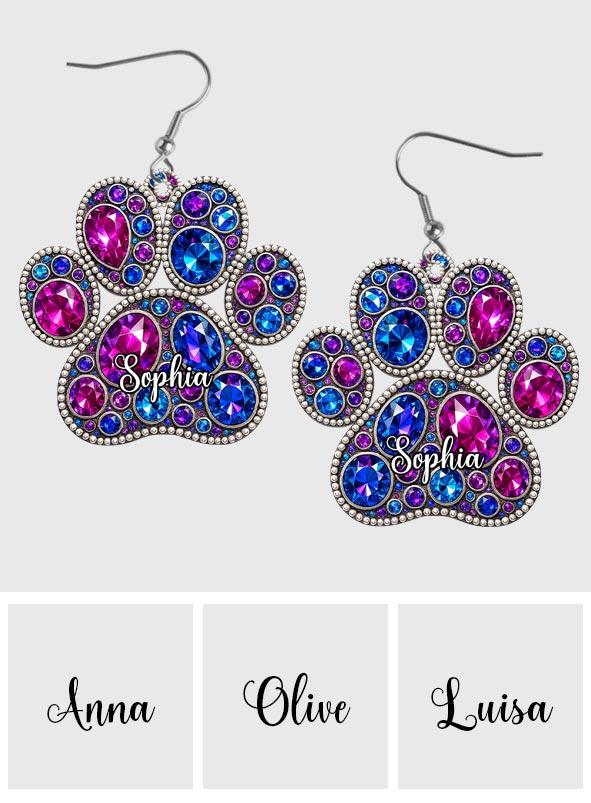 Stolze Hundemama – personalisierte Hundeohrringe