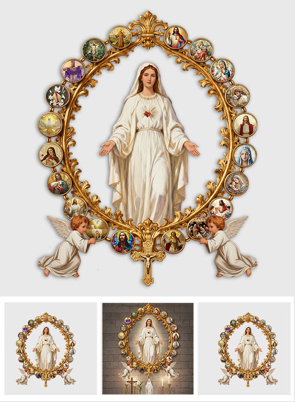 Göttliche Gnade und Gelassenheit – Christliches Metallschild