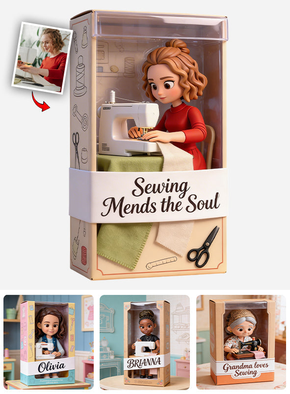 Any Hobby - Sewing, Knitting, Crochet,.... - Personalized Sewing Custom Shaped Acrylic Plaque