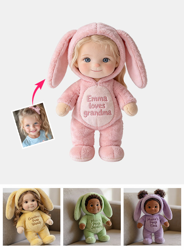 Jedes Foto-Geschenk für Oma und Mama – Personalisiertes Premium-Kunstfellkissen für Oma