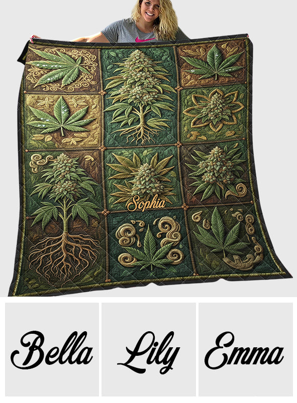 High werden – Personalisierte Weed-Decke