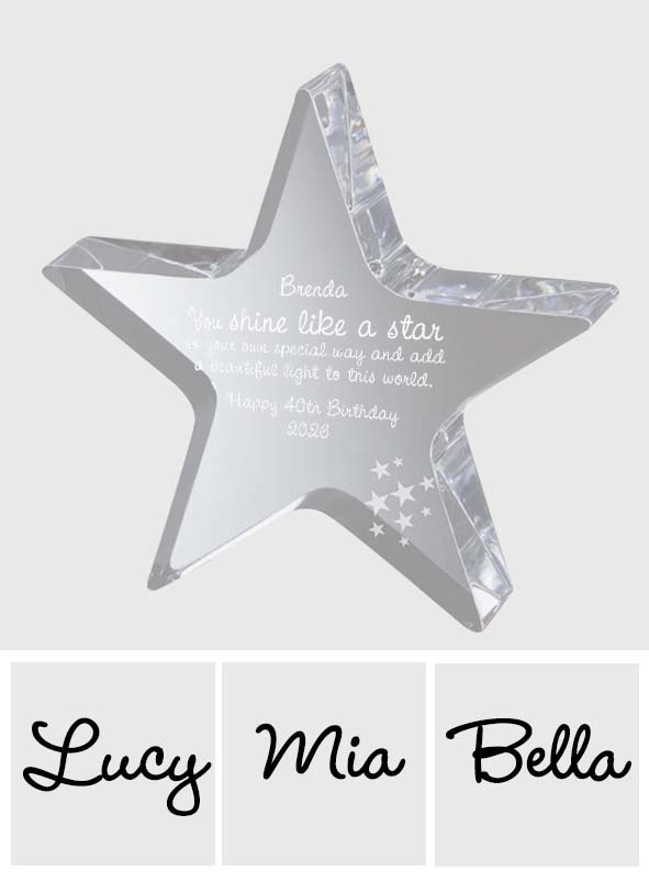 Happy Birthday - Personalized Birthday Custom Shaped Acrylic Plaque