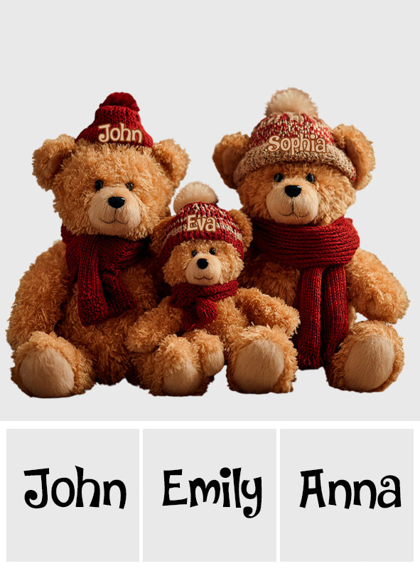 Das sind wir – personalisiertes Kissen in Familienform