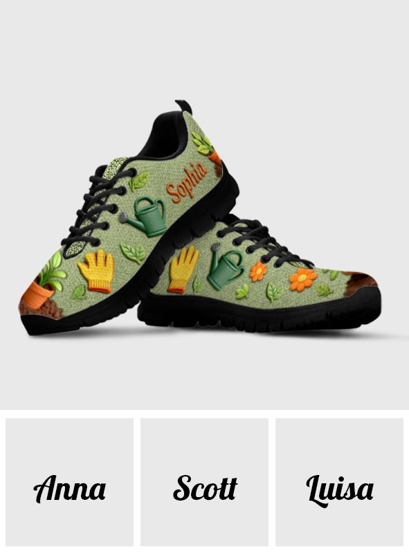 Gärtnern ist meine Therapie – personalisierte Gartenschuhe
