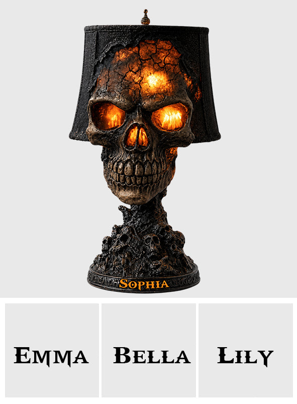 Love Skull - Personalized Skull Acrylic LED Night Light