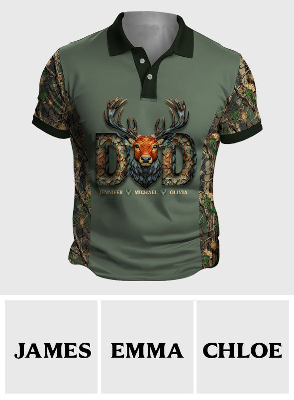 Jagdpapa – Personalisiertes Jagd-Poloshirt