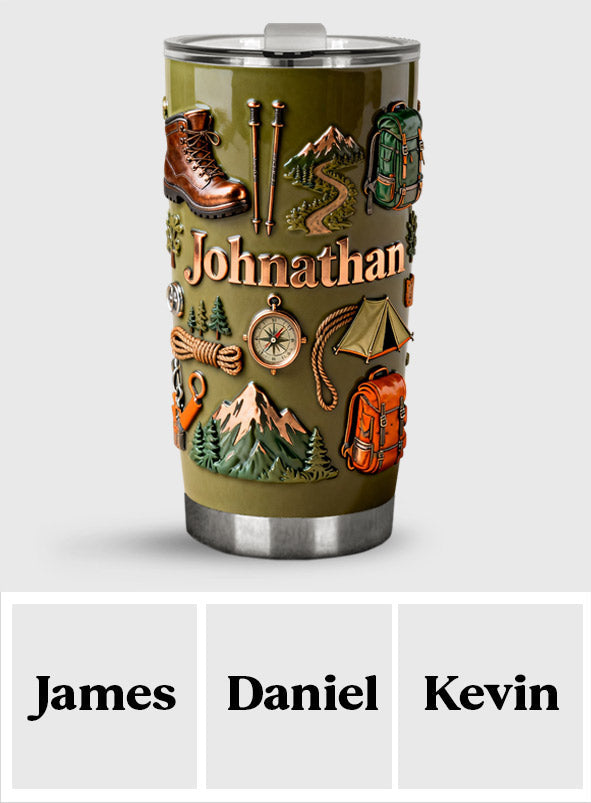 Wandern macht mich glücklich – personalisierter Wanderbecher