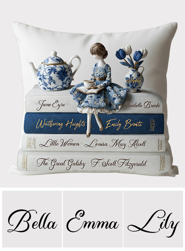 Liebe Bücher – Personalisiertes Buchkissen