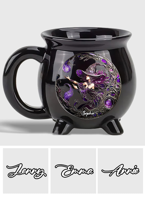 Beautiful Witch - Personalized Witch Cauldron Mug