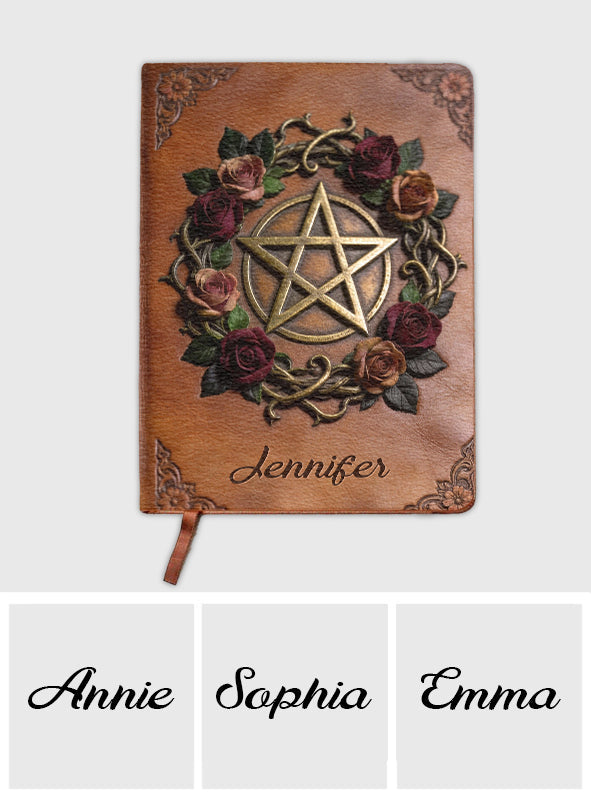 Magic Journal - Personalized Witch Leather Journal