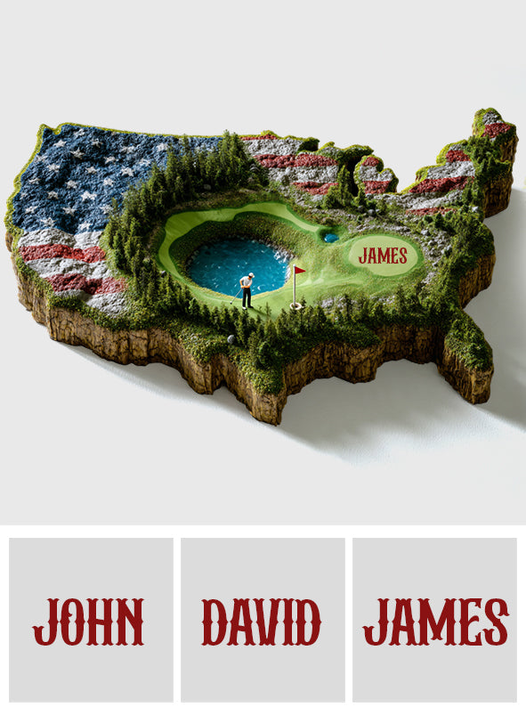 Aus Liebe zum Golfsport – Personalisierter, rutschfester, getufteter Golfteppich