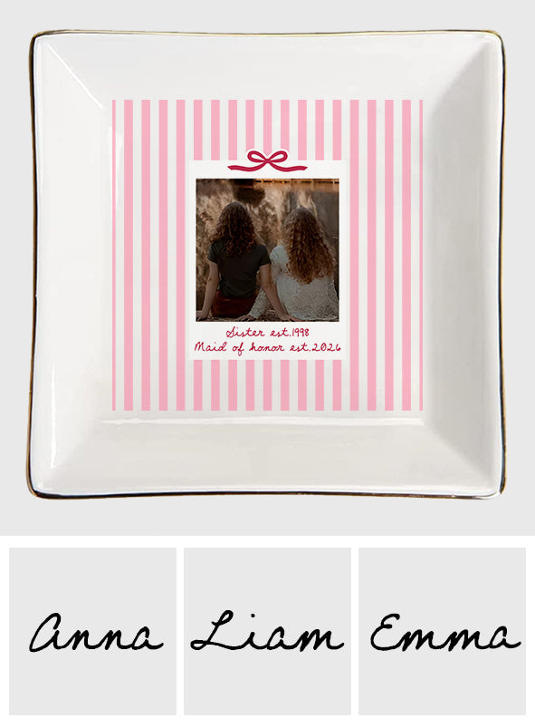 Birthday Gift - Personalized Birthday Jewelry Dish
