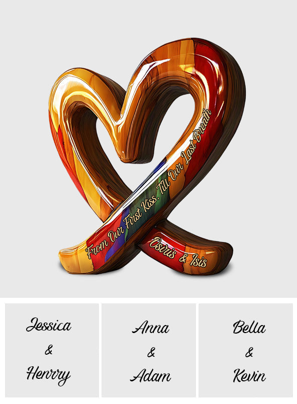 „Du und ich, wir schaffen das“ – personalisierte Holzplakette in individueller Form für Paare