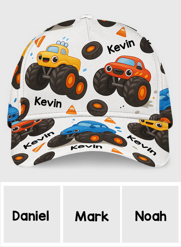 Monster Truck Cute Children's Gift - Personalized Kid Classic Cap