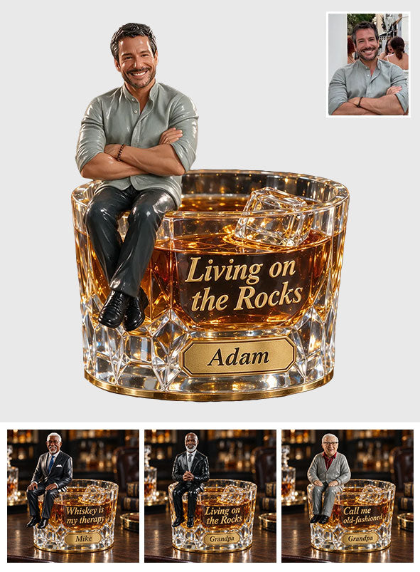 Whiskey Lovers, Gift for Man - Personalized Whisky Custom Shaped Acrylic Plaque