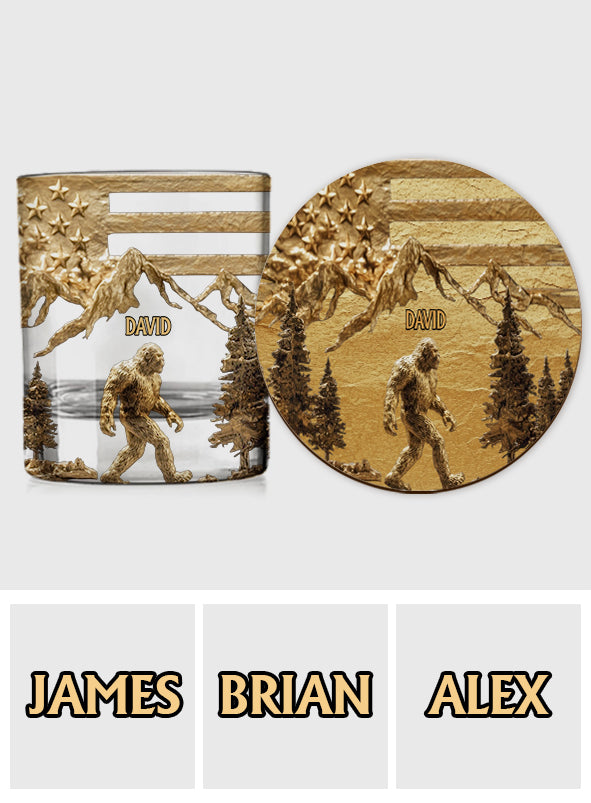 Sasquatch - Personalized Whisky Whiskey Decanter Set