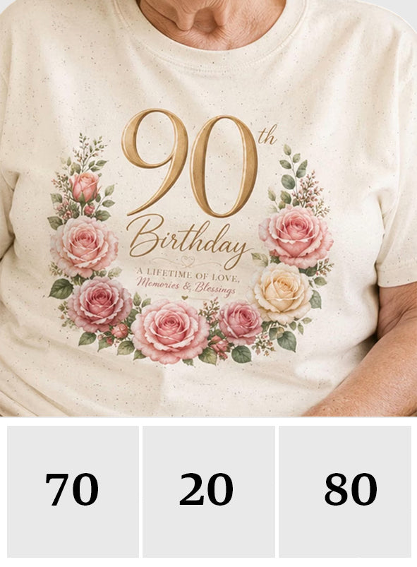 Geburtstagsgeschenk - Personalisiertes Geburtstags-T-Shirt und Hoodie
