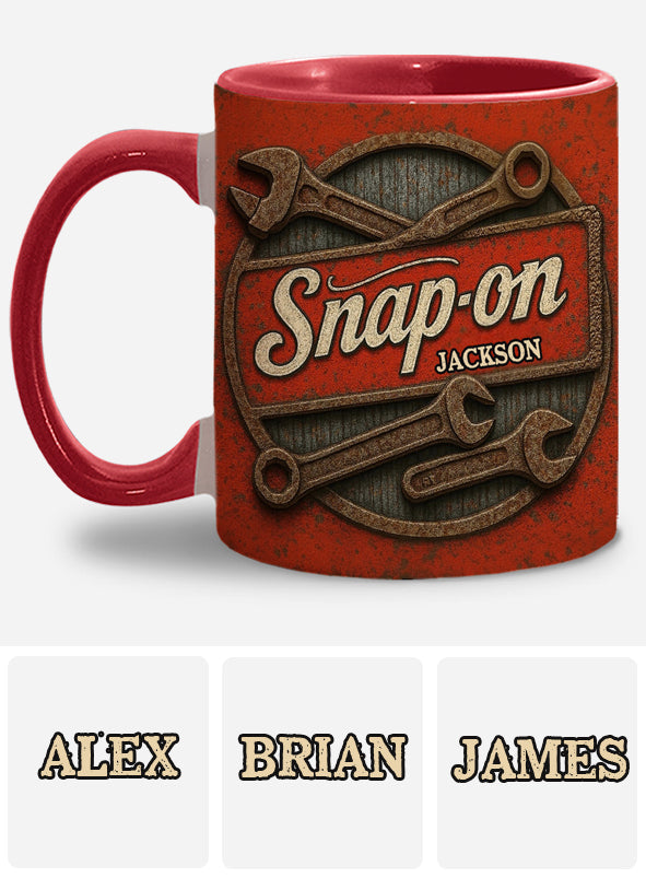 Snap-On - Personalized Mechanic Accent Mug