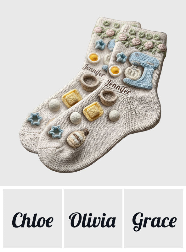 Love Baking - Personalized Baking Socks