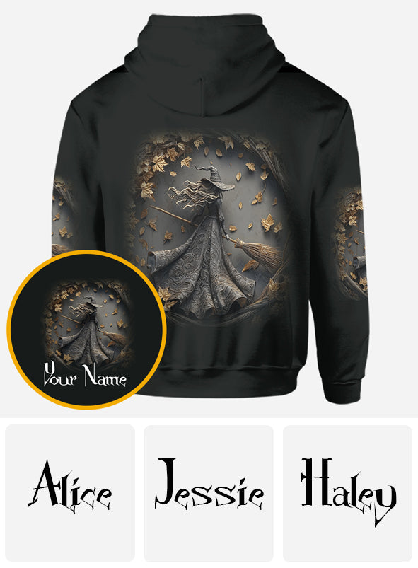 Schwarze Hexe – Personalisiertes Hexen-Shirt