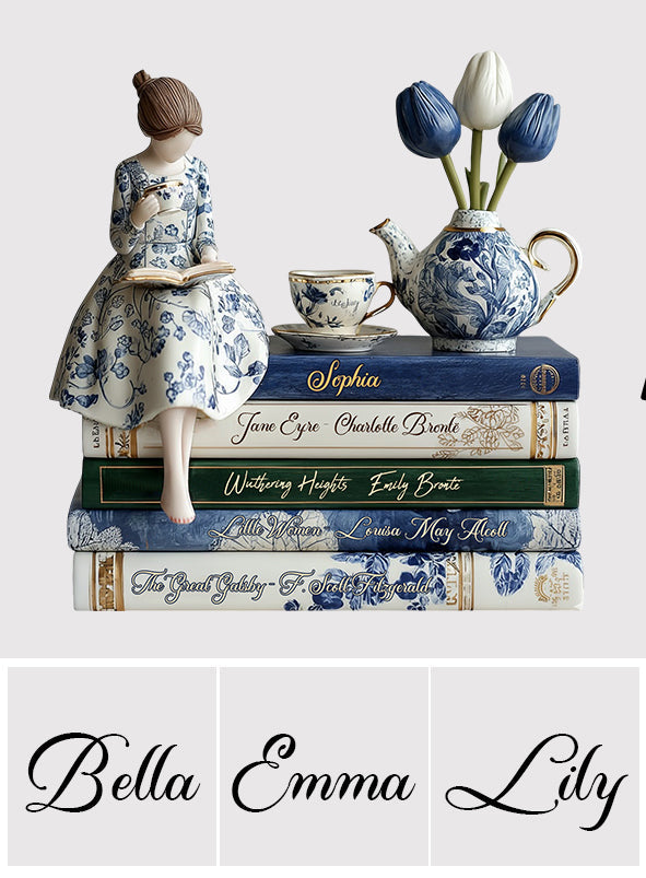 Liebe Bücher – Personalisierte Acrylplakette in Buchform