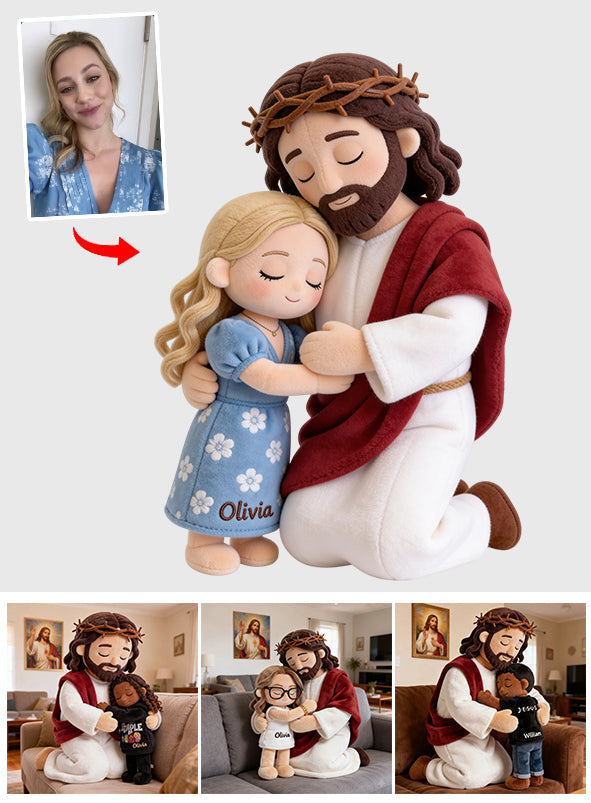 Christian Comfort - Personalized Christian Premium Faux Fur Pillow