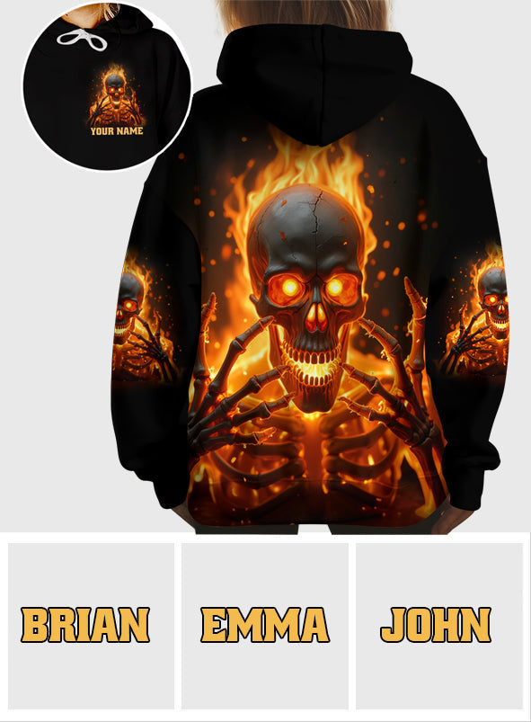 Mein Give AF ist kaputt - Personalisiertes Totenkopf-Shirt