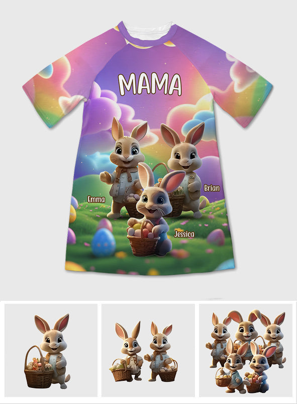 Oma Ostern - Personalisiertes Oster-Schlafshirt-Kleid