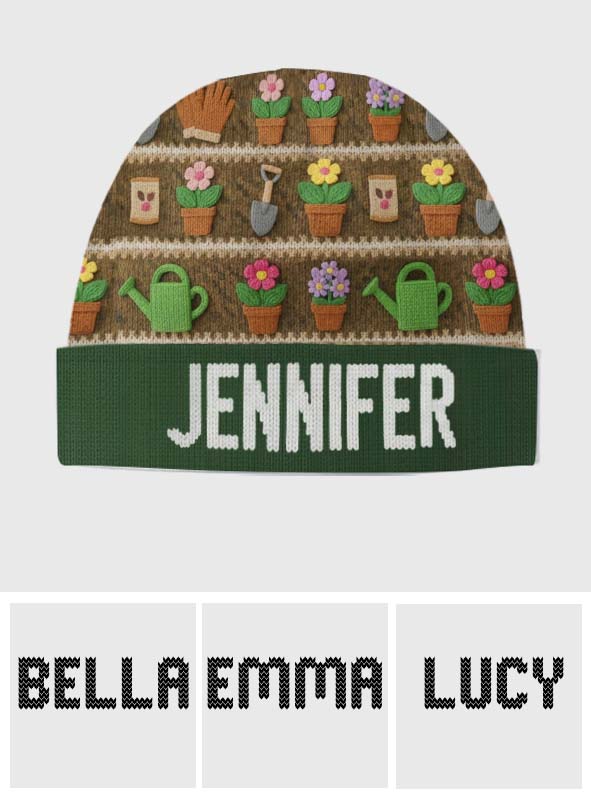 Gartenliebe – Personalisierte Gartenmütze