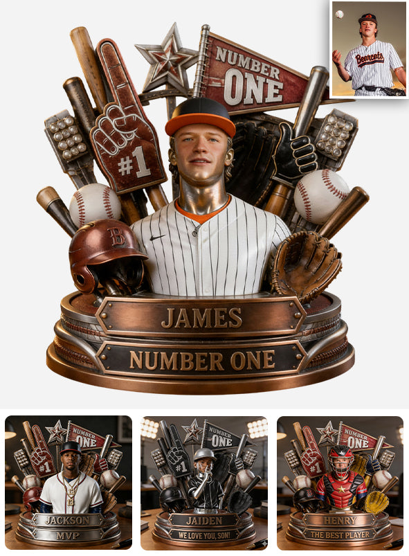 Individuelles Foto-Liebe Baseball - Personalisierte Baseball Acrylplakette