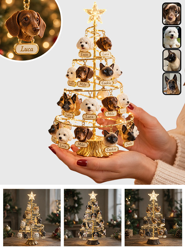 Christmas Tree Pet - Personalized Dog 3D Plaque