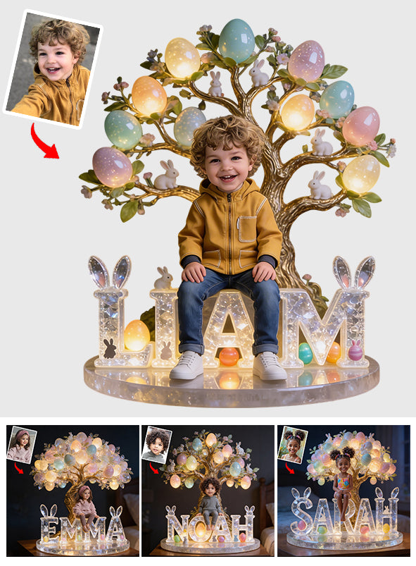 Custom Any Photo - Personalized Kid Acrylic LED Night Light