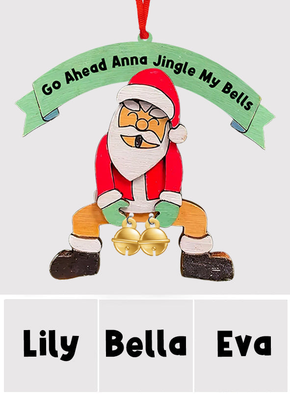 Jingle My Bells - Personalized Couple Ornament With Charm