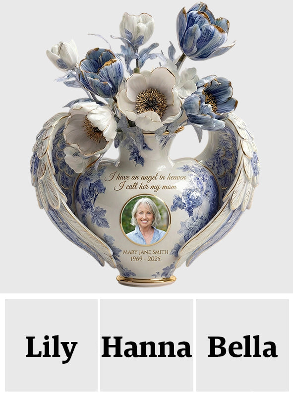 Toile-de-Jouy-Blumenmuster – Personalisierte Gedenktafel aus Acryl in individueller Form