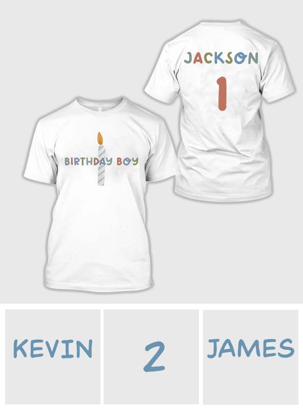 Happy Birthday - Personalized Birthday Kid T-Shirt