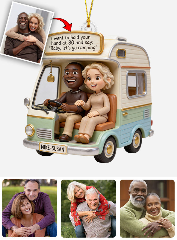 Auf zum Camping – Personalisierter transparenter Autoanhänger fürs Camping-Auto