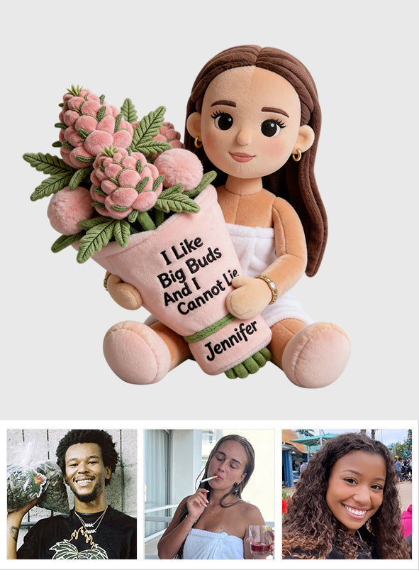 Lustiges Gras-Kissen – personalisiertes Kissen in Form von Gras aus Kunstfell