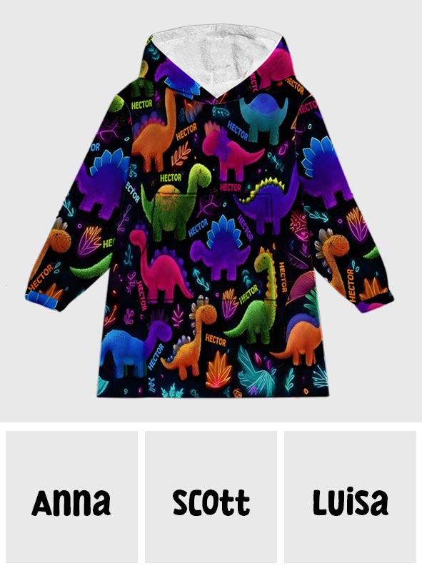 Lässiges, warmes Outfit für Jungen im Herbst und Winter – personalisierter Kinder-Hoodie mit Deckenmotiv