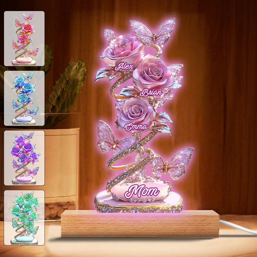 Mein Gartengeschenk für Mama, Oma,... - Personalisierte Acrylplakette in individueller Form für Mutter