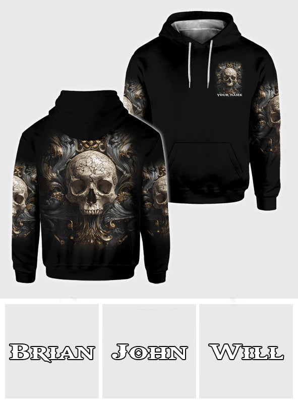 Metallischer Totenkopf – Personalisiertes Totenkopf-Shirt