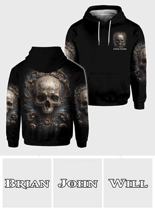 Metallischer Totenkopf – Personalisiertes Totenkopf-Shirt