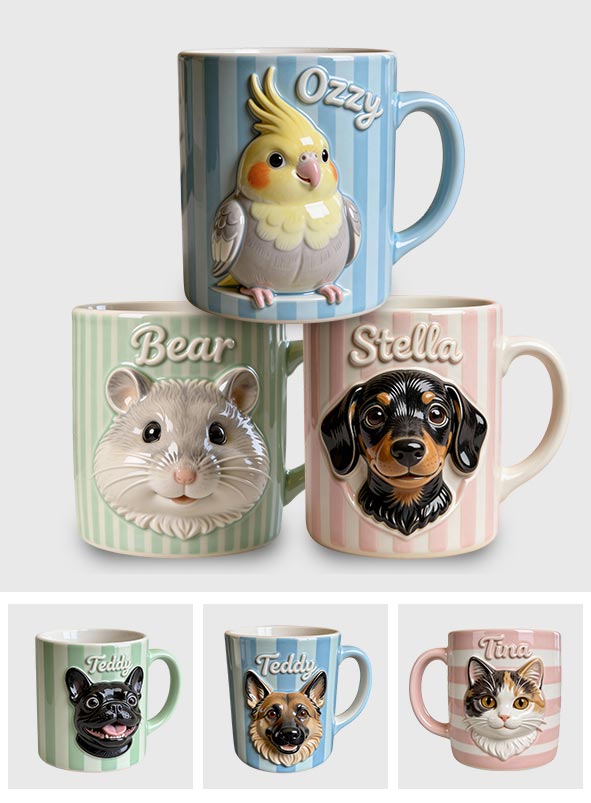 Love My pet - Personalized Dog Accent Mug
