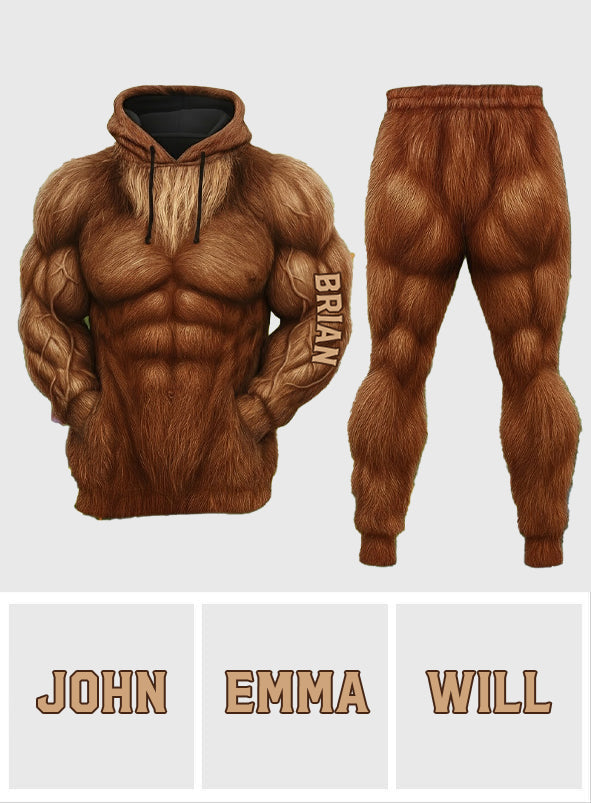 Bigfoot-Kostüm – Personalisierter Bigfoot-Hoodie und Jogginghose