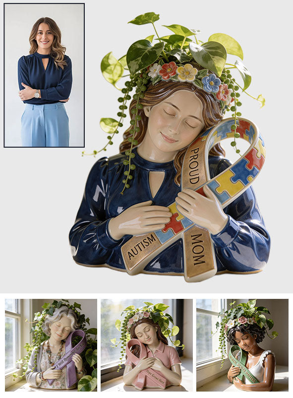 Medizinische Aufklärung – Personalisierter Acryltopf zur Aufklärung über Autismus