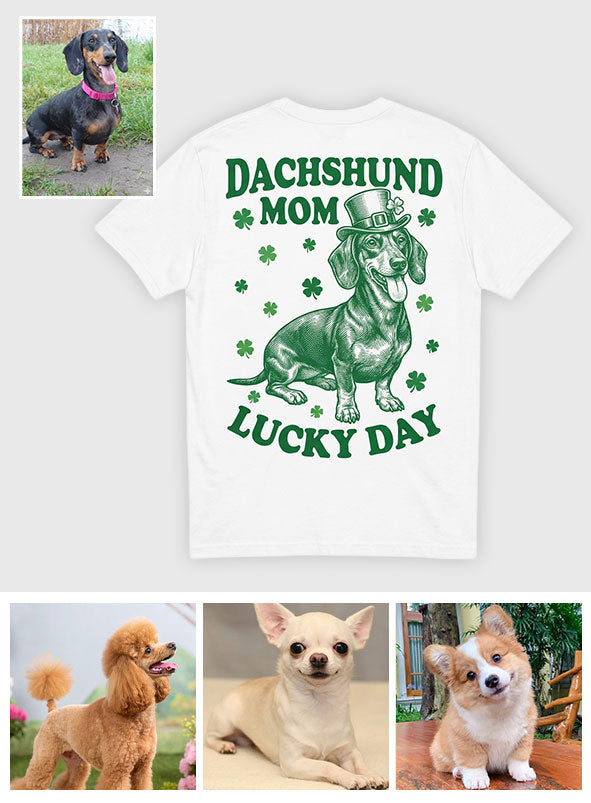 Funny St. Patrick Dog Mom - Personalized Dog All Over Shirt