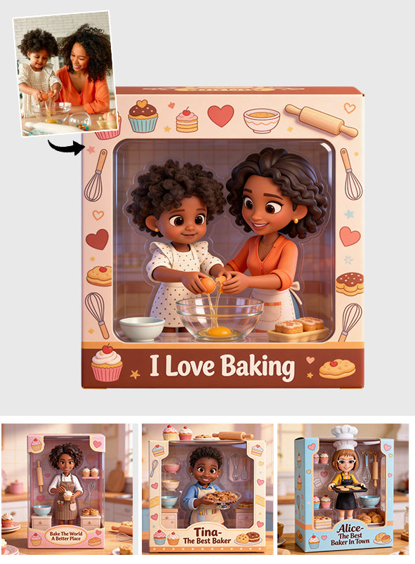 Love Baking - Personalized Baking Custom Shaped Acrylic Plaque