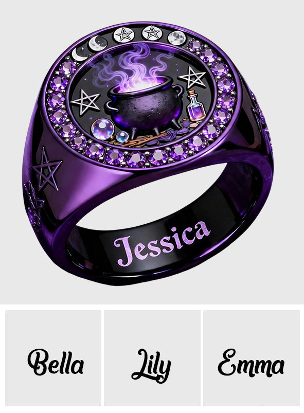 Hexerei – Personalisierter Hexen-Siegelring