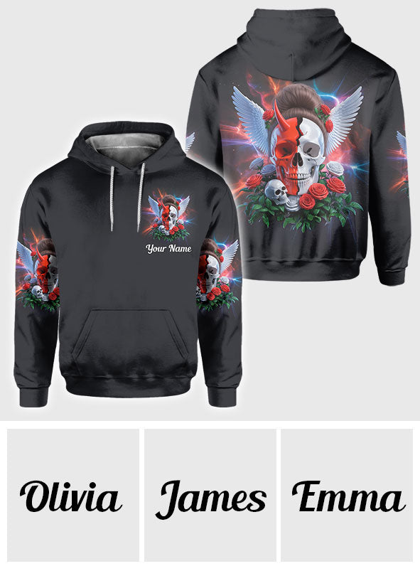 Das wird so ein Tag – personalisiertes Totenkopf-Shirt